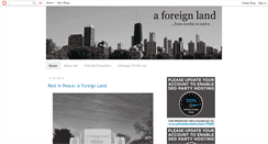 Desktop Screenshot of aforeignland.org